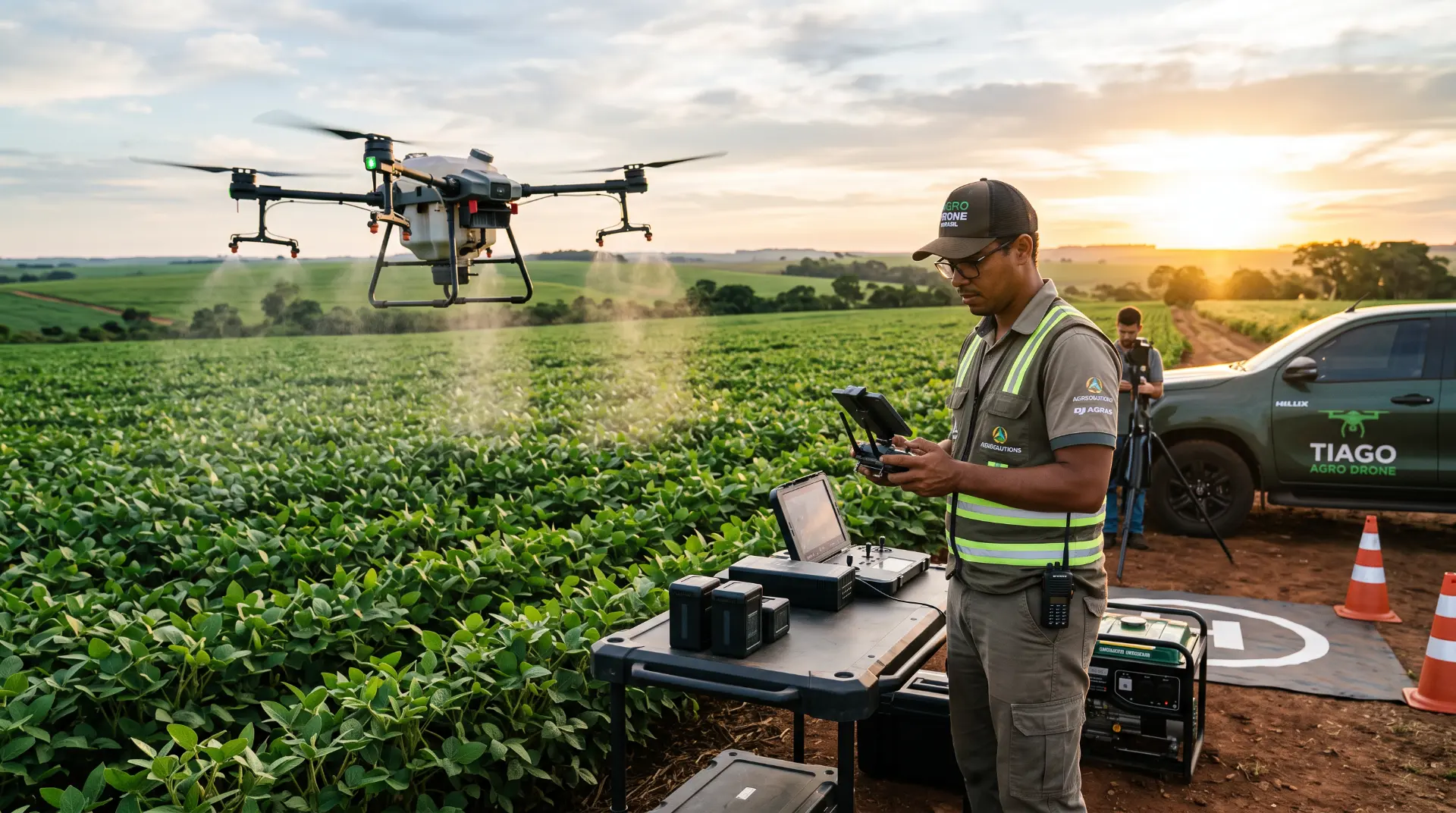 Formação de Piloto de Drone Agrícola